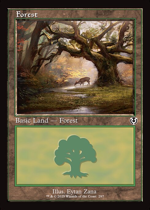 Forest (297) (Retro Frame) - Innistrad Remastered