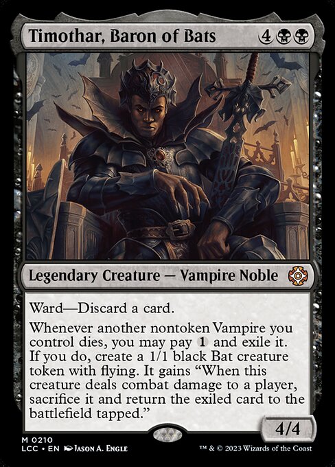Timothar, Baron of Bats - Commander: The Lost Caverns of Ixalan