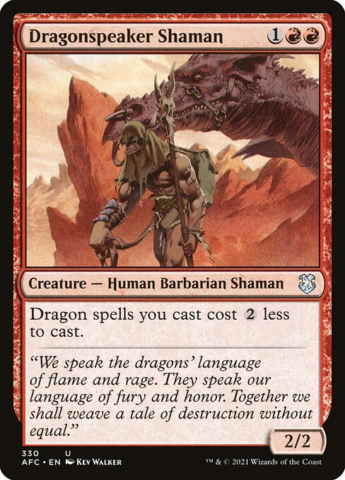 Dragonspeaker Shaman - Commander: Adventures in the Forgotten Realms