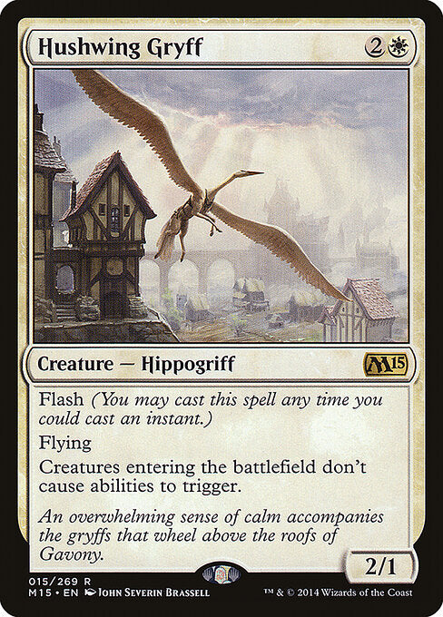 Hushwing Gryff (Foil) - Magic 2015 (M15)