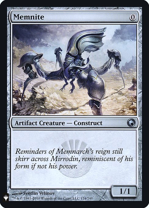 Memnite - The List Reprints