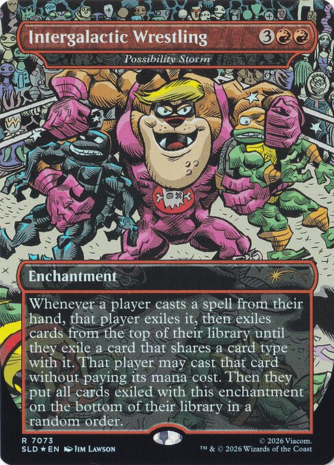 Intergalactic Wrestling - Possibility Storm (Foil) - Secret Lair Drop Series