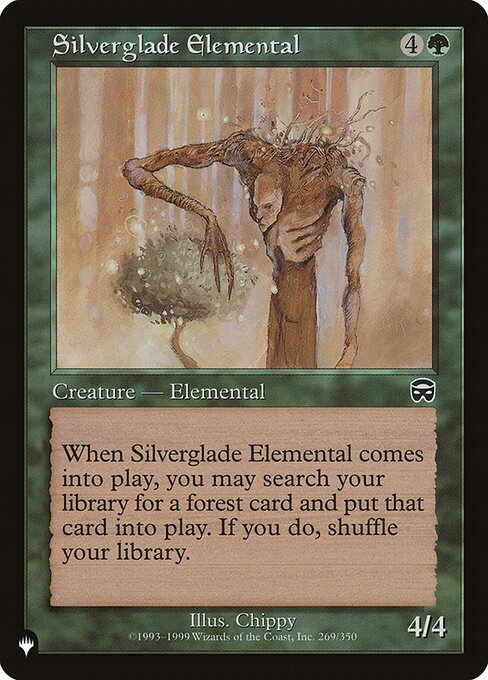 Silverglade Elemental - The List Reprints