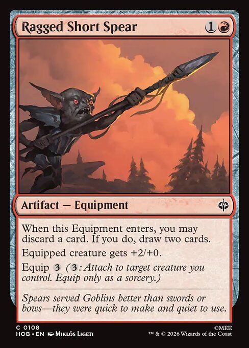 Ragged Short Spear (Foil) - The Hobbit