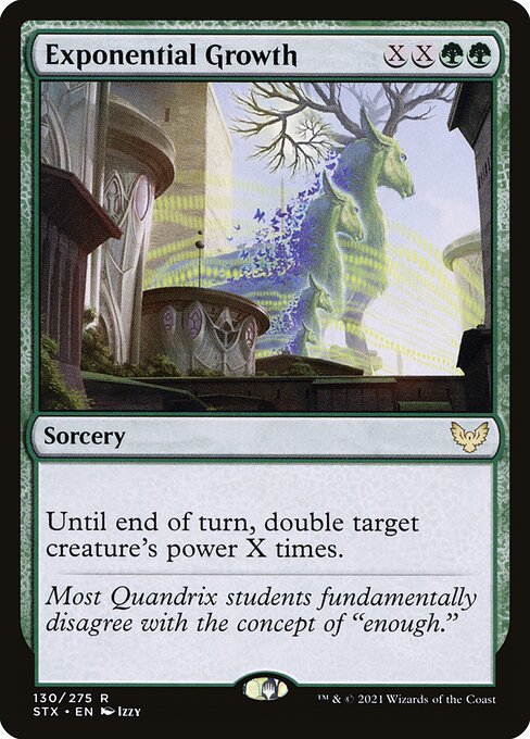 Exponential Growth (Foil) - Strixhaven: School of Mages