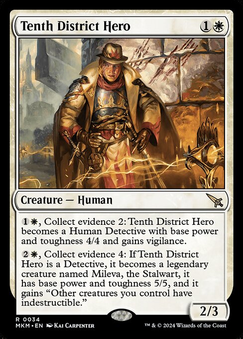 Tenth District Hero (Foil) - Murders at Karlov Manor
