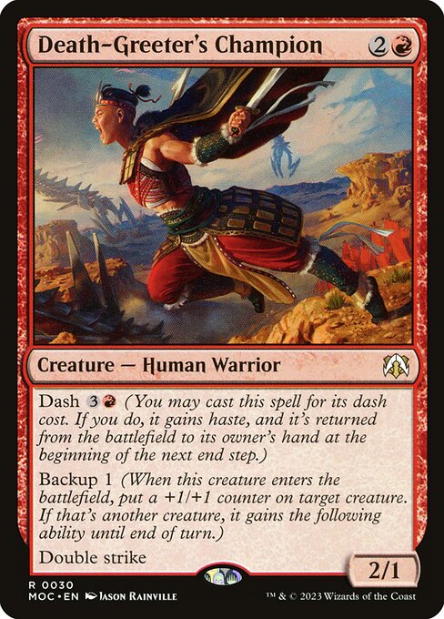 Death-Greeter's Champion - Commander: March of the Machine