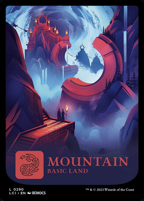 Mountain (0290) (Foil) - The Lost Caverns of Ixalan