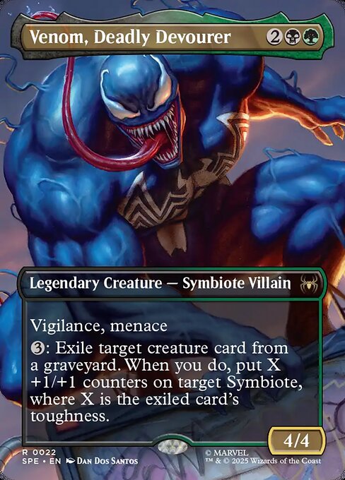 Venom, Deadly Devourer (Borderless) (Foil) - Marvel's Spider-Man: Eternal-Legal