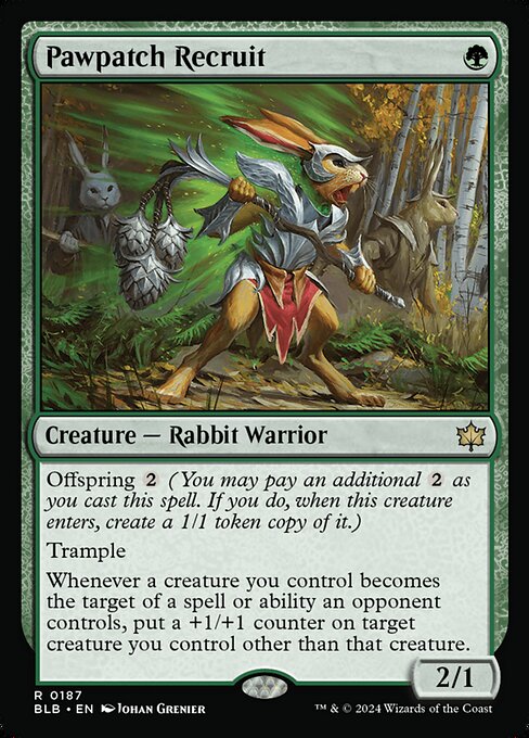 Pawpatch Recruit (Foil) - Bloomburrow