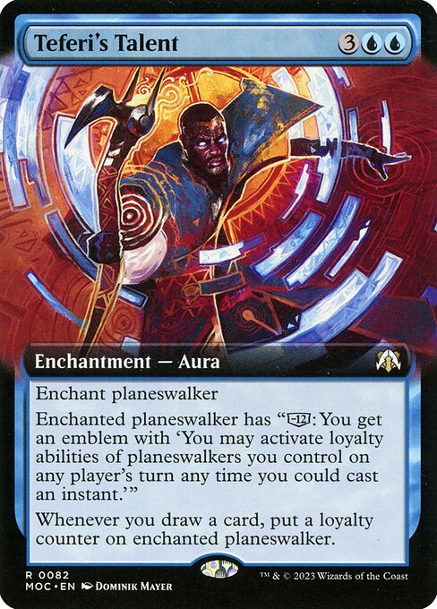 Teferi's Talent (Extended Art) - Commander: March of the Machine