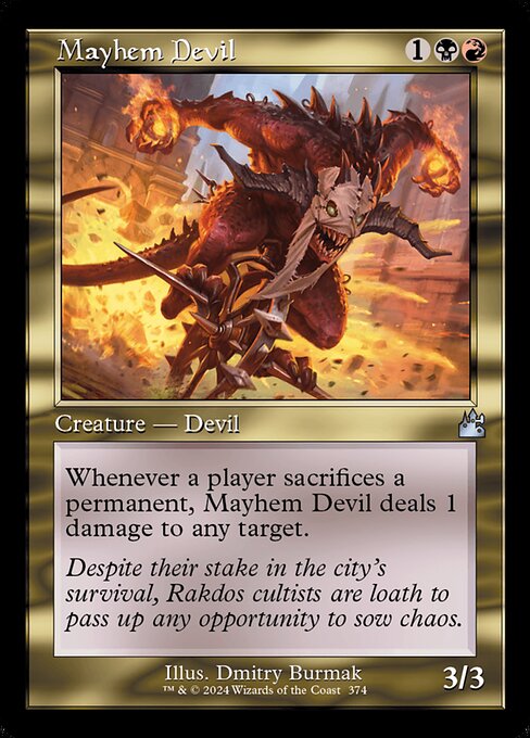 Mayhem Devil (Retro Frame) - Ravnica Remastered