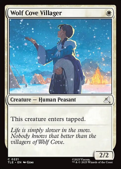Wolf Cove Villager (0221) (Foil) - Avatar: The Last Airbender: Eternal-Legal
