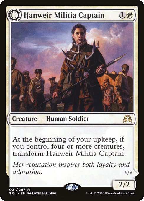 Hanweir Militia Captain - Shadows over Innistrad