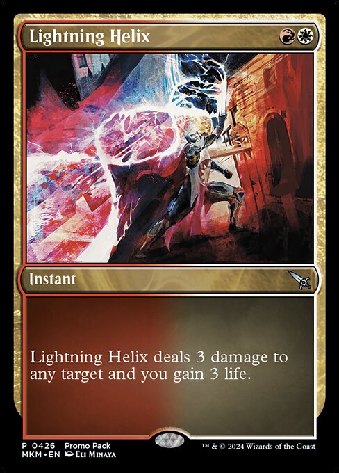 Lightning Helix (Foil) - Promo Pack: Murders at Karlov Manor