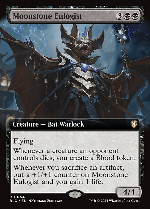 Moonstone Eulogist (Extended Art) - Commander: Bloomburrow