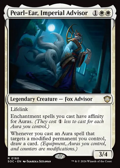 Pearl-Ear, Imperial Advisor - Commander: Secrets of Strixhaven