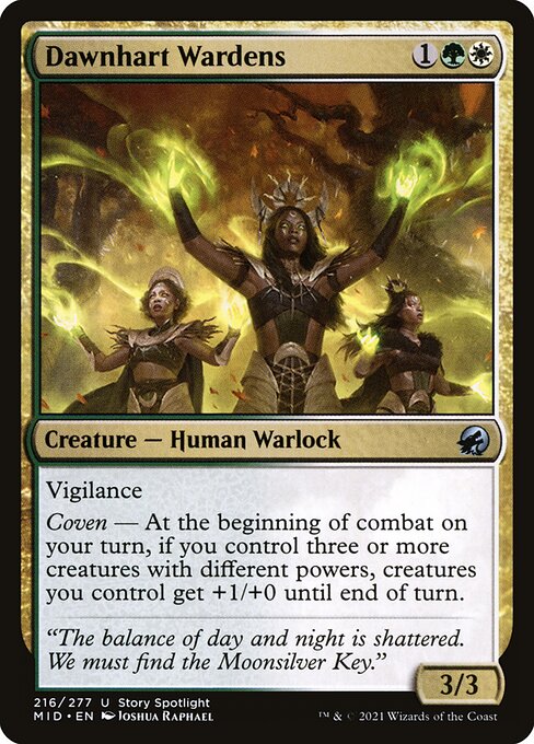 Dawnhart Wardens (Foil) - Innistrad: Midnight Hunt