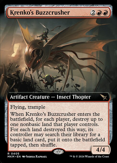 Krenko's Buzzcrusher (Extended Art) (Foil) - Murders at Karlov Manor