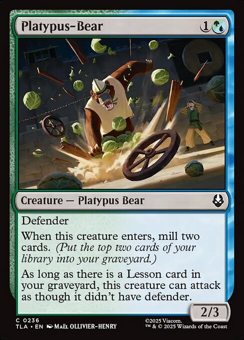 Platypus-Bear (Foil) - Avatar: The Last Airbender