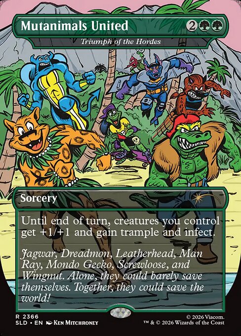 Mutanimals United - Triumph of the Hordes (Foil) - Secret Lair Drop Series