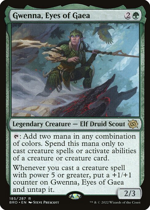 Gwenna, Eyes of Gaea (Foil) - The Brothers' War