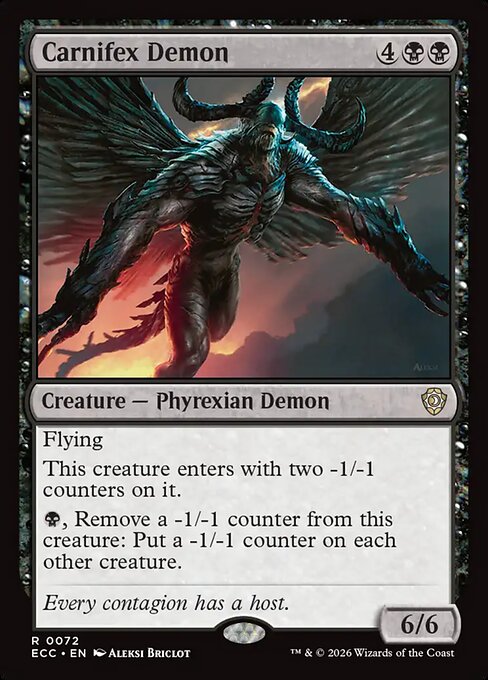 Carnifex Demon - Commander: Lorwyn Eclipsed