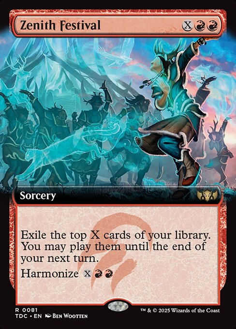 Zenith Festival (Extended Art) - Commander: Tarkir: Dragonstorm