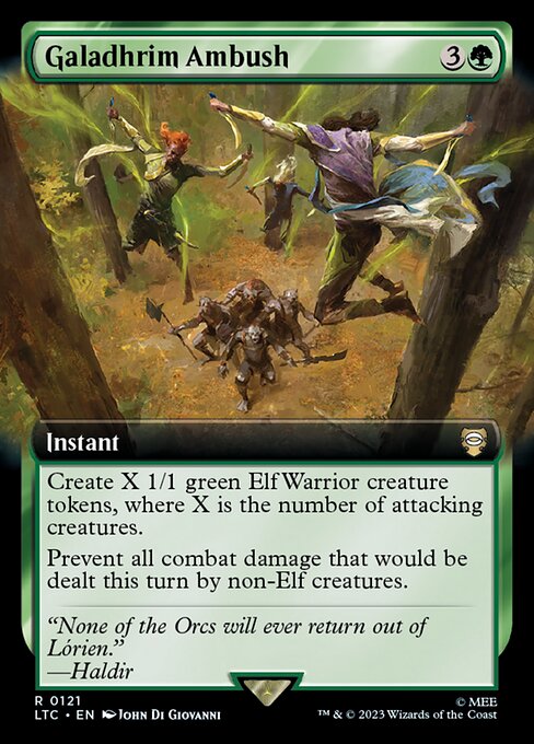 Galadhrim Ambush (Extended Art) - Commander: The Lord of the Rings: Tales of Middle-earth