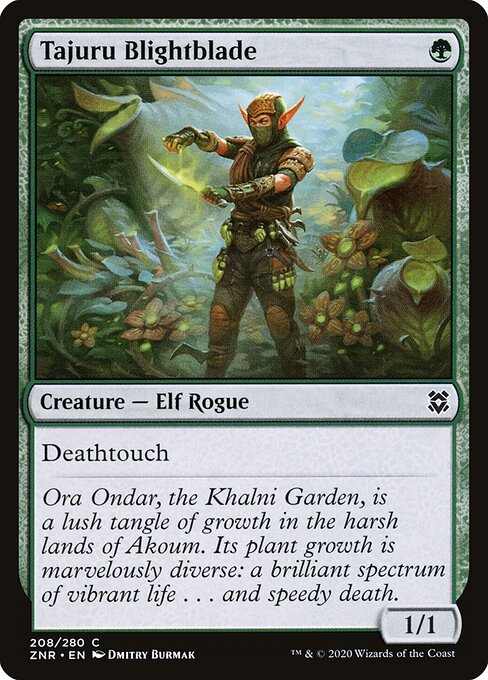 Tajuru Blightblade (Foil) - Zendikar Rising