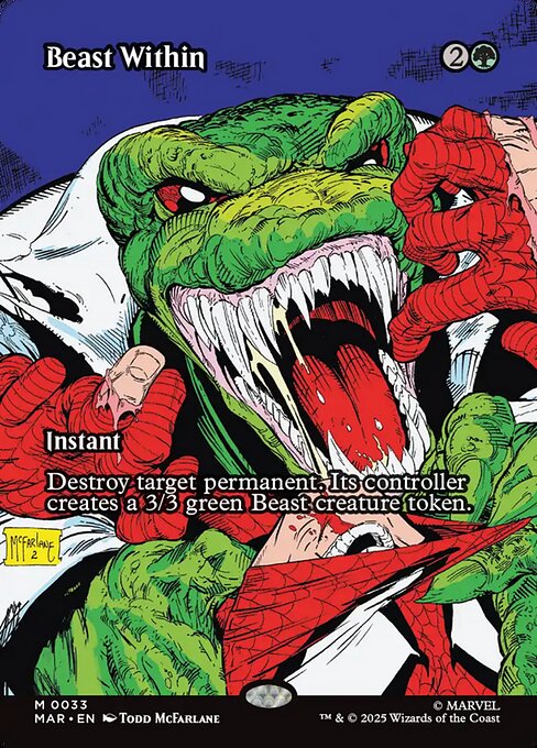 Beast Within (Borderless) - Marvel Universe Eternal-Legal