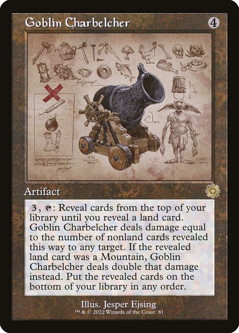 Goblin Charbelcher (Schematic) - The Brothers' War: Retro Frame Artifacts