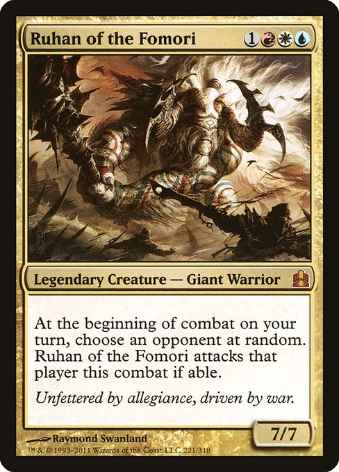 Ruhan of the Fomori - Commander