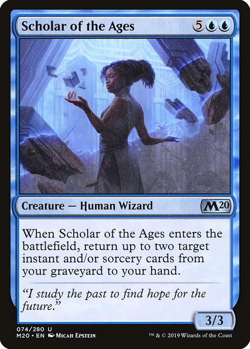Scholar of the Ages (Foil) - Core Set 2020