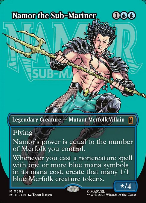 Namor the Sub-Mariner (Borderless) (0362) - Marvel Super Heroes