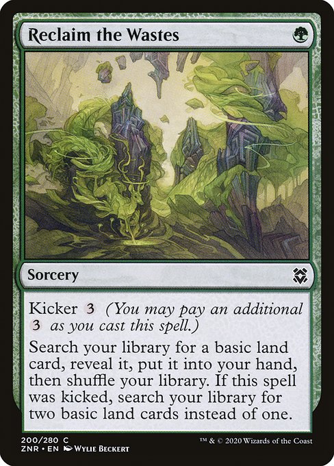 Reclaim the Wastes - Zendikar Rising