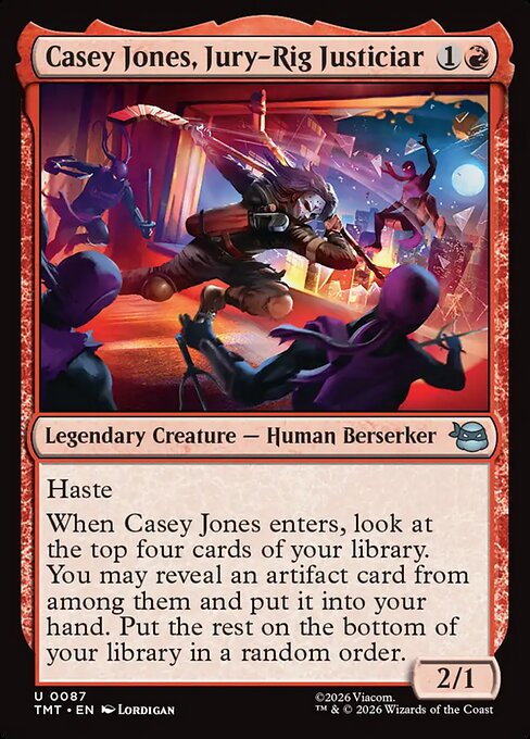 Casey Jones, Jury-Rig Justiciar (Foil) - Teenage Mutant Ninja Turtles
