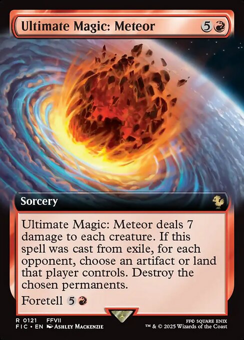 Ultimate Magic: Meteor (Extended Art) - Commander: FINAL FANTASY