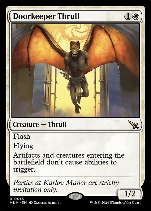 Doorkeeper Thrull (Foil) - Murders at Karlov Manor