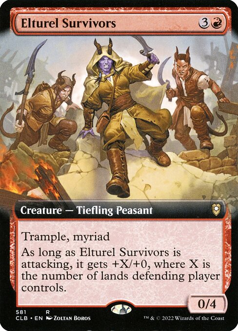 Elturel Survivors (Extended Art) - Commander Legends: Battle for Baldur's Gate