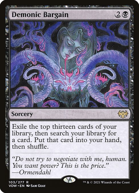Demonic Bargain (Foil) - Innistrad: Crimson Vow