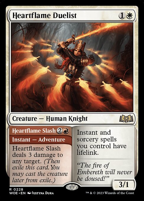 Heartflame Duelist (Foil) - Wilds of Eldraine
