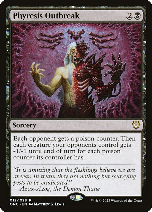 Phyresis Outbreak - Commander: Phyrexia: All Will Be One