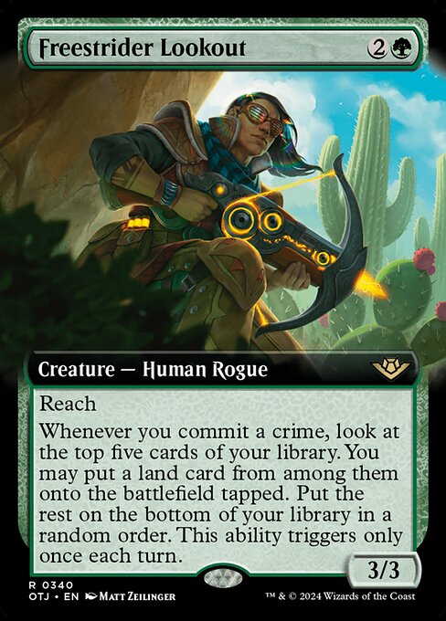 Freestrider Lookout (Extended Art) - Outlaws of Thunder Junction