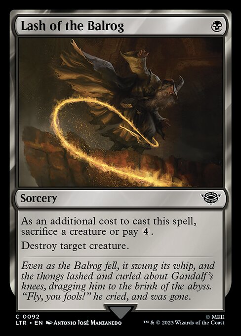 Lash of the Balrog (Foil) - Universes Beyond: The Lord of the Rings: Tales of Middle-earth