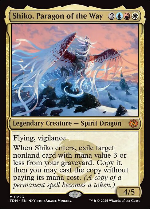 Shiko, Paragon of the Way (Foil) - Tarkir: Dragonstorm