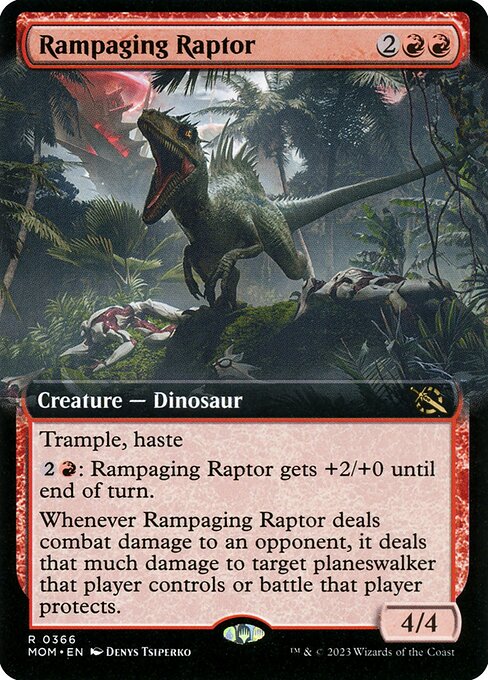 Rampaging Raptor (Extended Art) - March of the Machine
