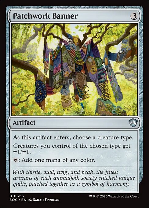 Patchwork Banner - Commander: Secrets of Strixhaven