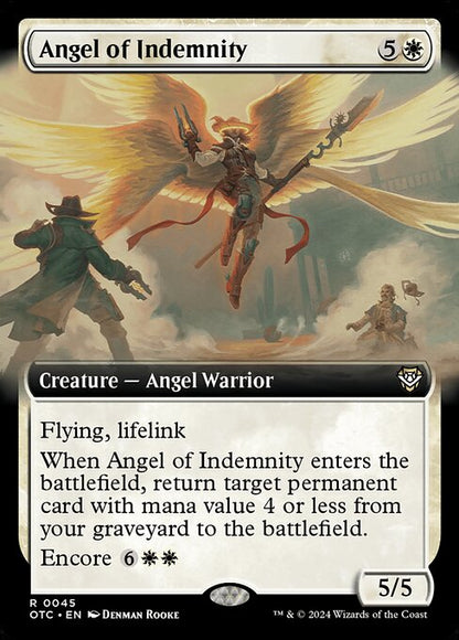 Angel of Indemnity (Extended Art) - Commander: Outlaws of Thunder Junction