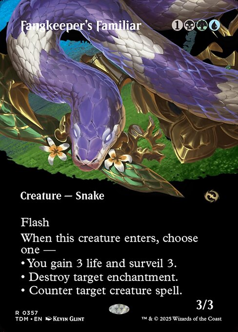 Fangkeeper's Familiar (Borderless) - Tarkir: Dragonstorm
